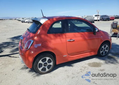 2014 Fiat 500 Electric z USA, uszkodzony, nr VIN 3C3CFFGE7ET291353